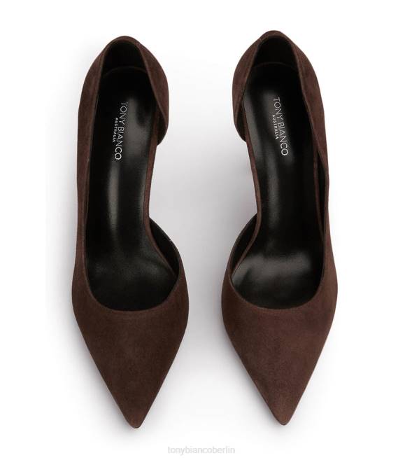 Stöckelschuhe| de Tony Bianco Frauen Alyx-Heels Espresso-Wildleder 462445